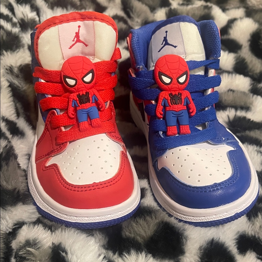 Nike Spider-Man Kids Sneakers - Red and Blue
